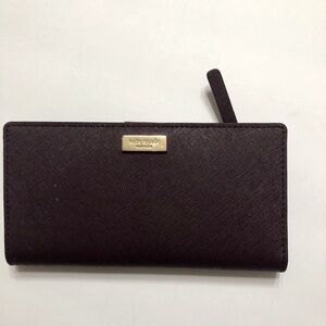 Kate Spade Burgundy maroon saffiano leather wallet